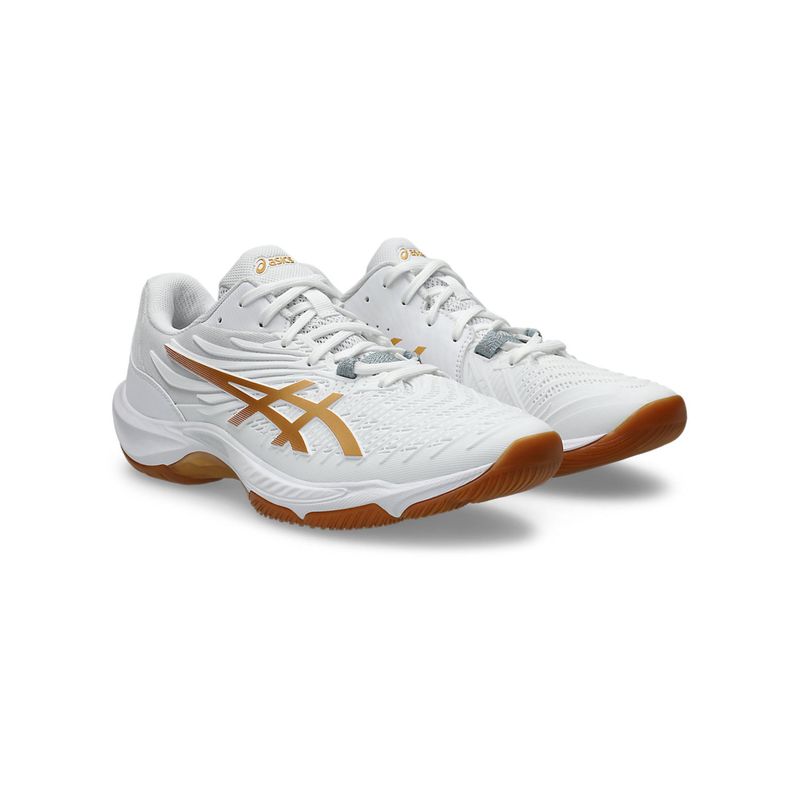 ASICS White Court Control FF 4 Running Shoes (US 7)