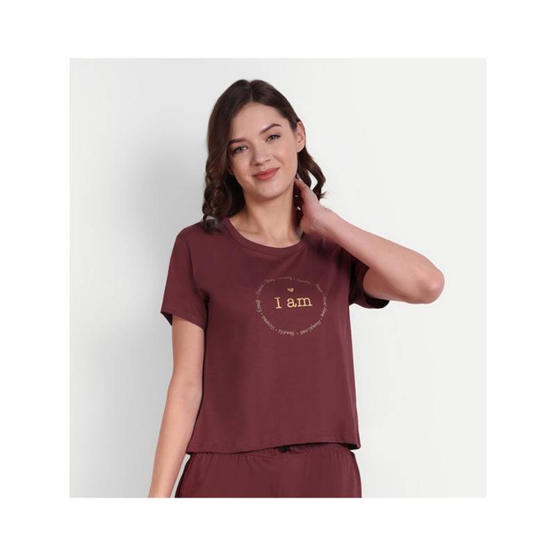 Bedtime Story Maroon T-Shirt (S)