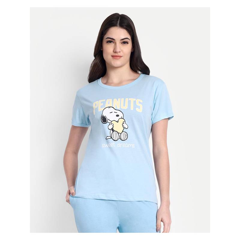 Bedtime Story Peanut Sweetdream Blue T-Shirt (S)