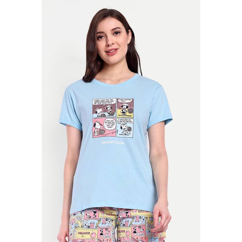 Bedtime Story Comic Blue T-Shirt (S)
