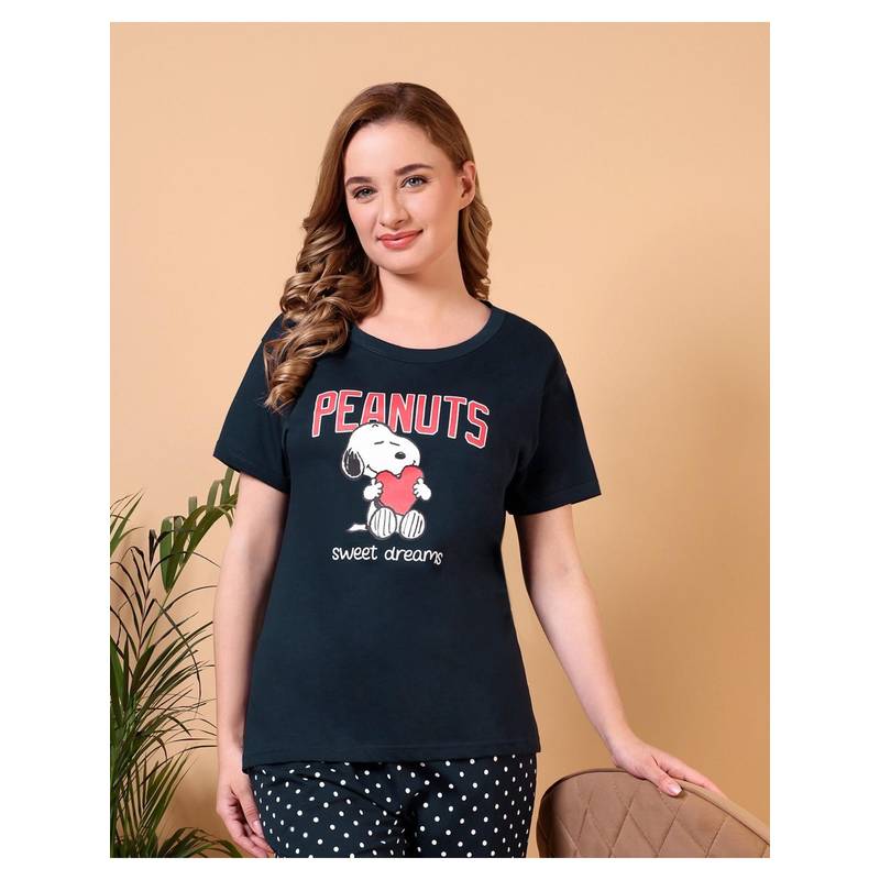 Bedtime Story Story Printed Peanut T-Shirt (S)