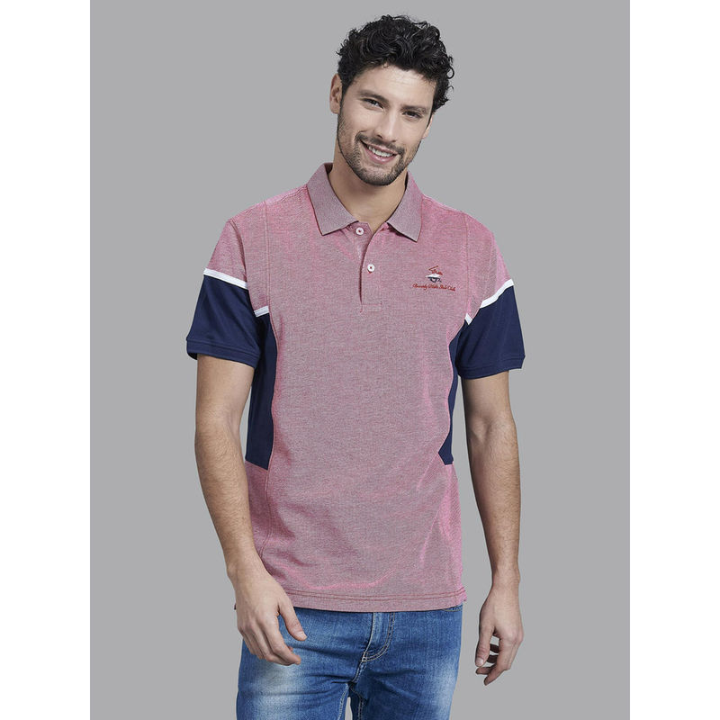 Beverly Hills Polo Club Block And Fade Birdseye Polo (S)