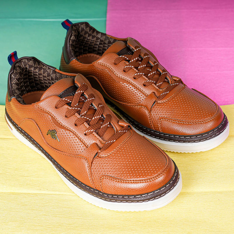 Jaripeo by BUCKAROO Glor Vegan Tan Sneakers (EURO 40)