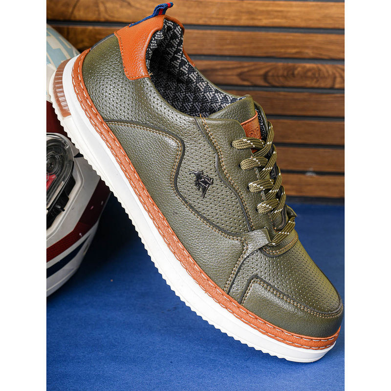 Jaripeo by BUCKAROO Glor Vegan Olive Sneakers (EURO 40)