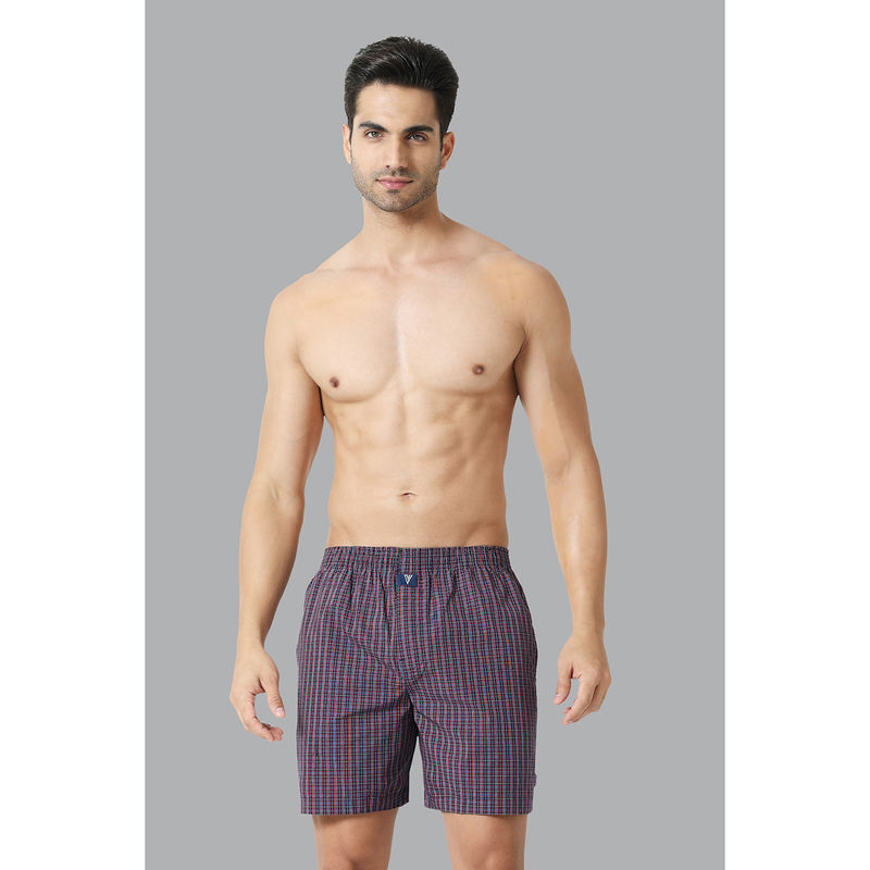 Van Heusen Men Pack of 2 Side Pocket & Superior Lustre Boxer Shorts - CCK31A,CCK31B (S)