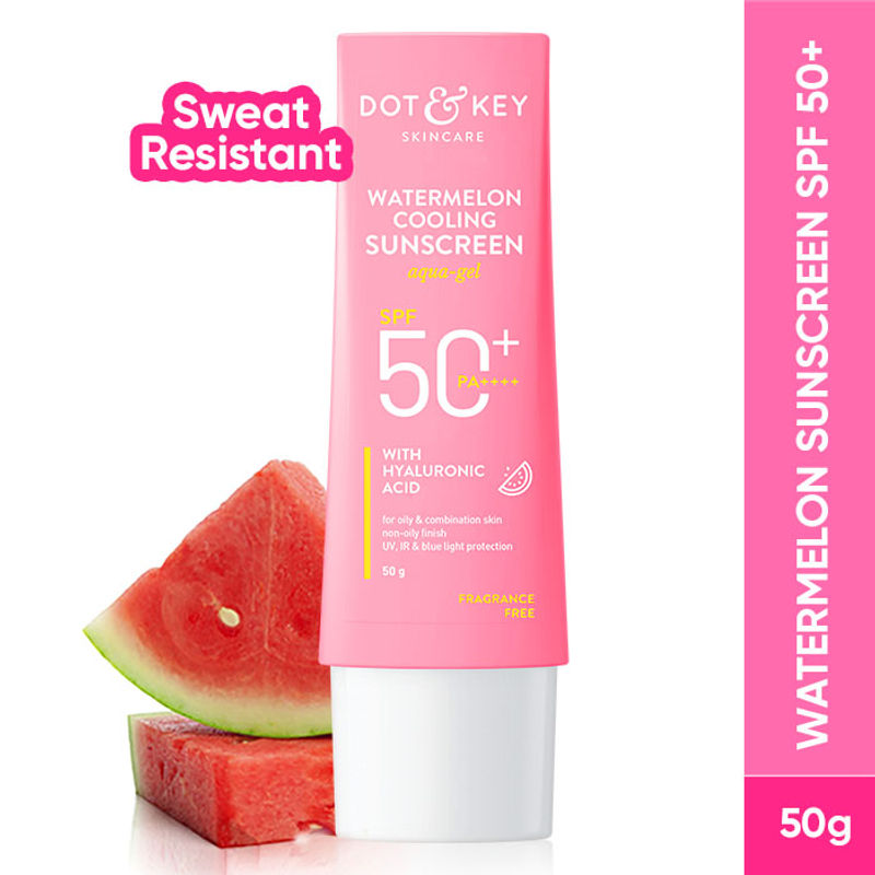 Dot & Key Watermelon Waterlight Face Sunscreen SPF 50 PA+++ No White Cast For Normal To Oily Skin