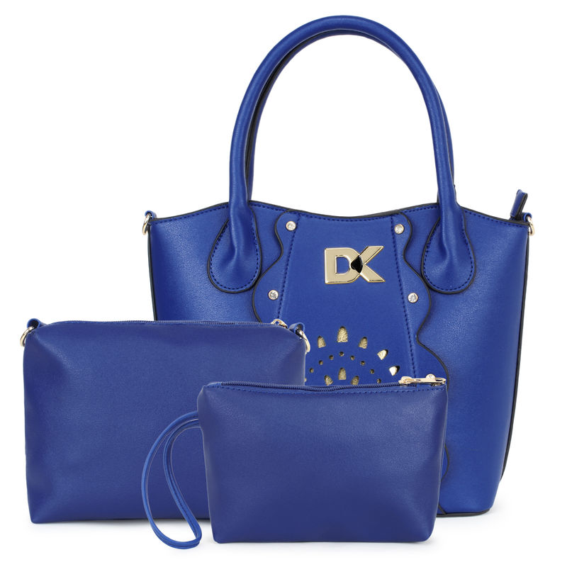 Buy Diana Korr Blue Combo Handbag (DK279CBLU+1) Online