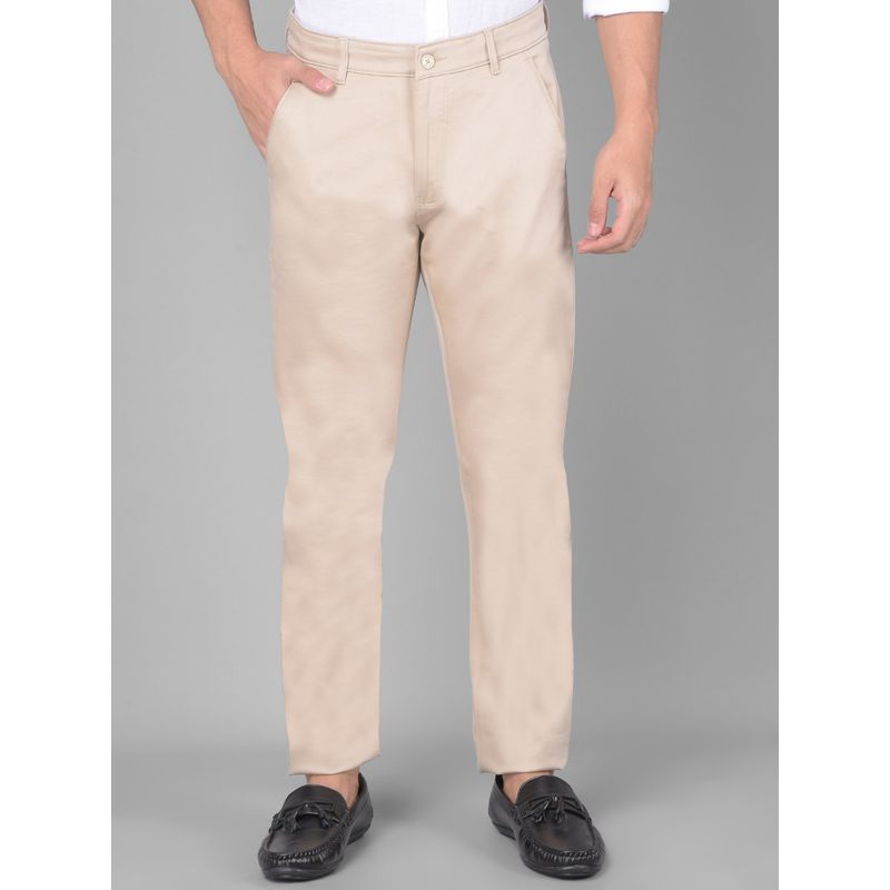 CRIMSOUNE CLUB Mens Beige Trousers (32)