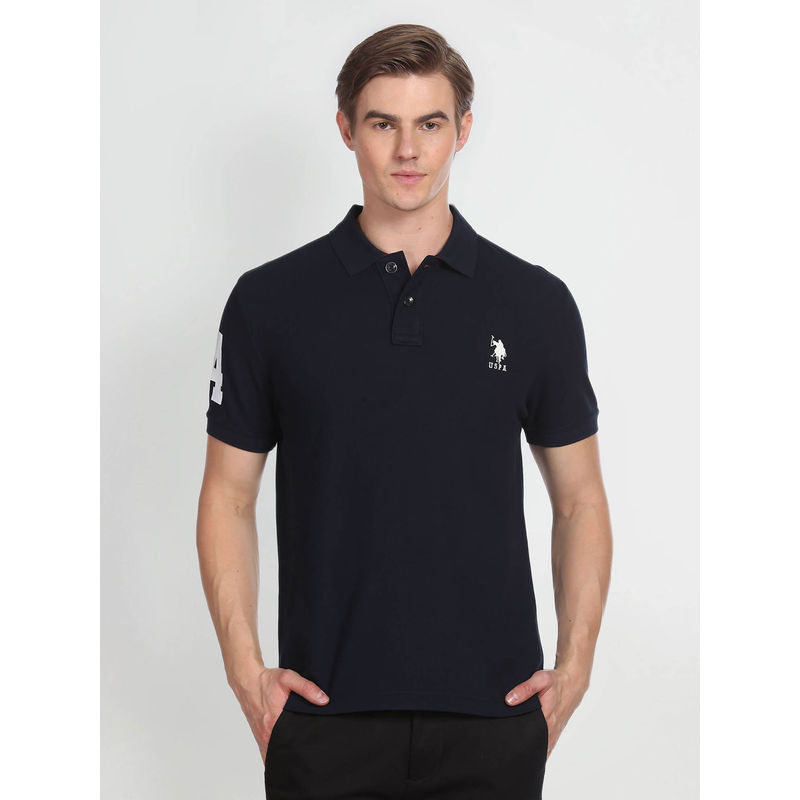 U.S. Polo Assn. Denim Co. Solid Cotton Polo T-Shirt (S)