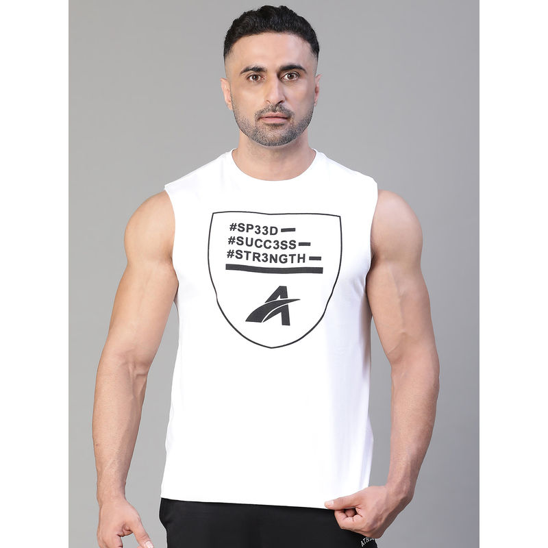 Athlisis Mens Sleeveless Athletic Tank Top (M)