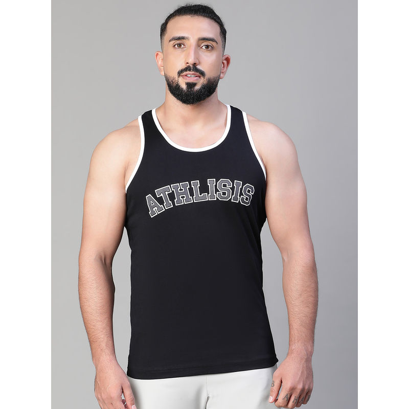 Athlisis Mens Sleeveless Athletic Tank Top (L)