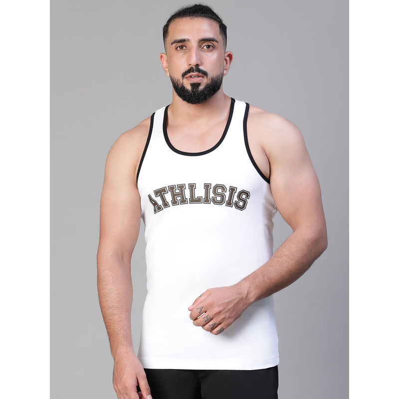 Athlisis Mens Sleeveless Athletic Tank Top (M)