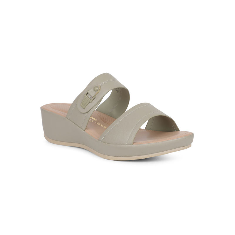 Bata Comfit Women's Green Wedges Sandals (UK 5)