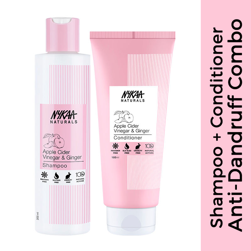 Nykaa Naturals Apple Cider Vinegar & Ginger Shampoo ...