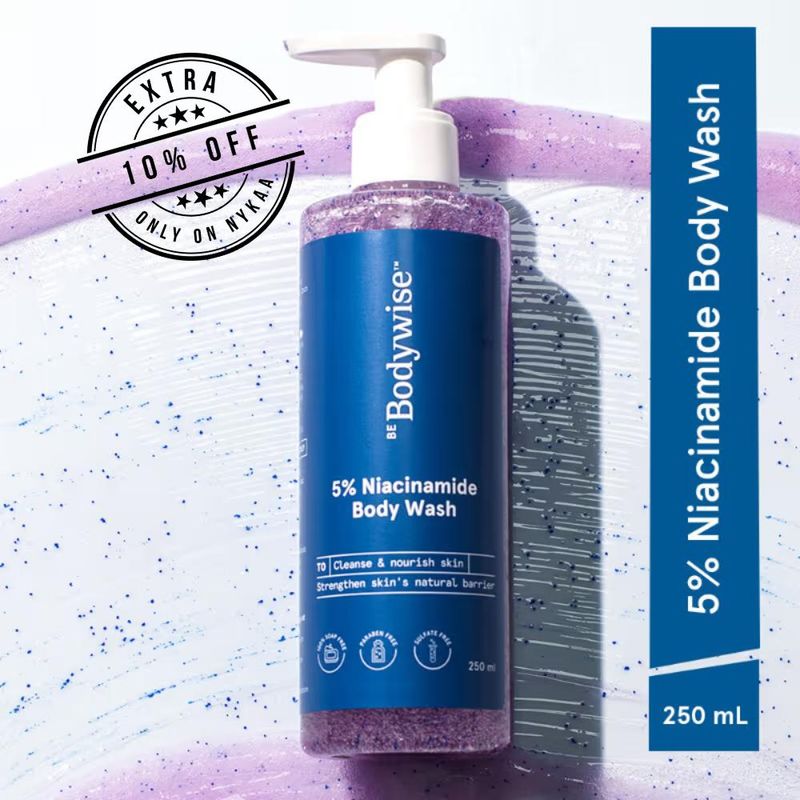 Buy Be Bodywise 5 Niacinamide Body Wash with Aloe Vera Extract For