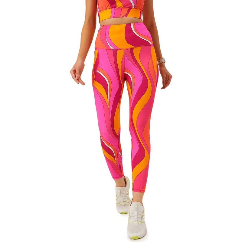 Cukoo Multi-Color Abstract Skinny Fit Tights (XL)