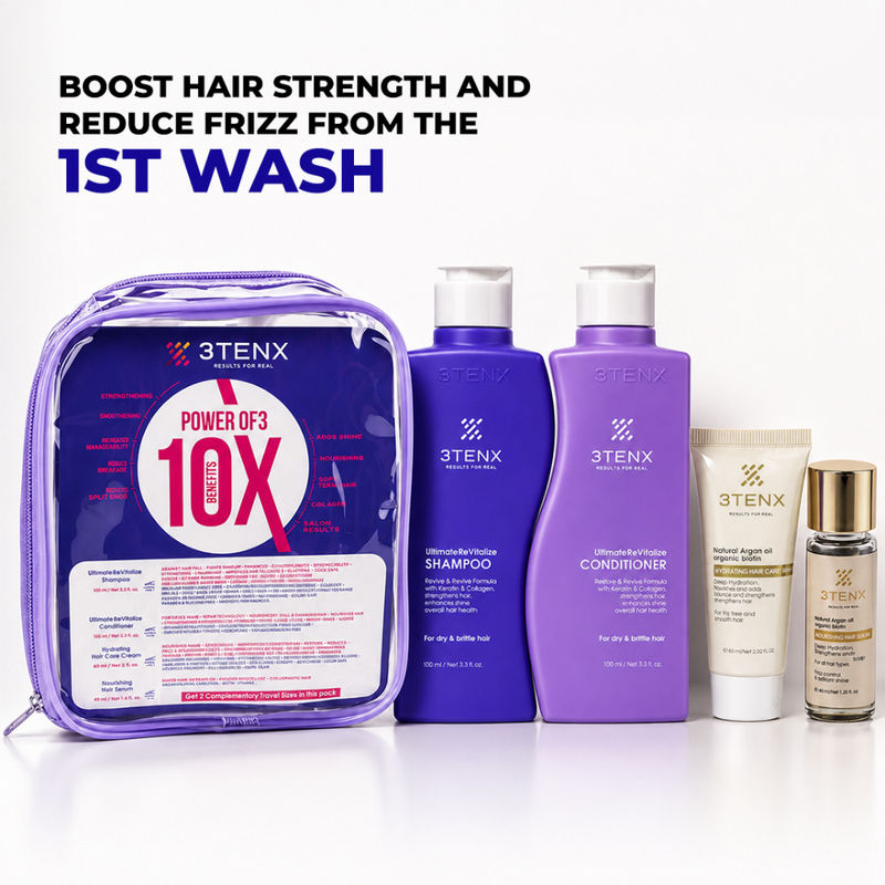 Buy 3TENX UltimateRevitalize Travel Kit with Shampoo, Conditioner