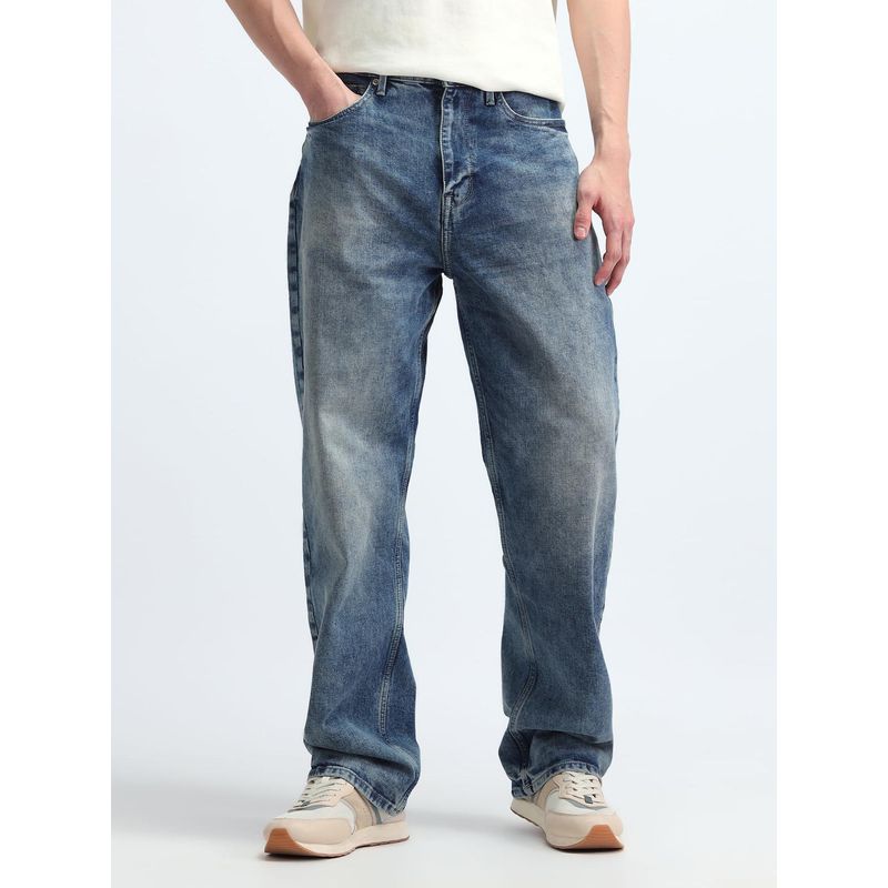 Flying Machine Mid Rise Loose Fit Jeans (34)