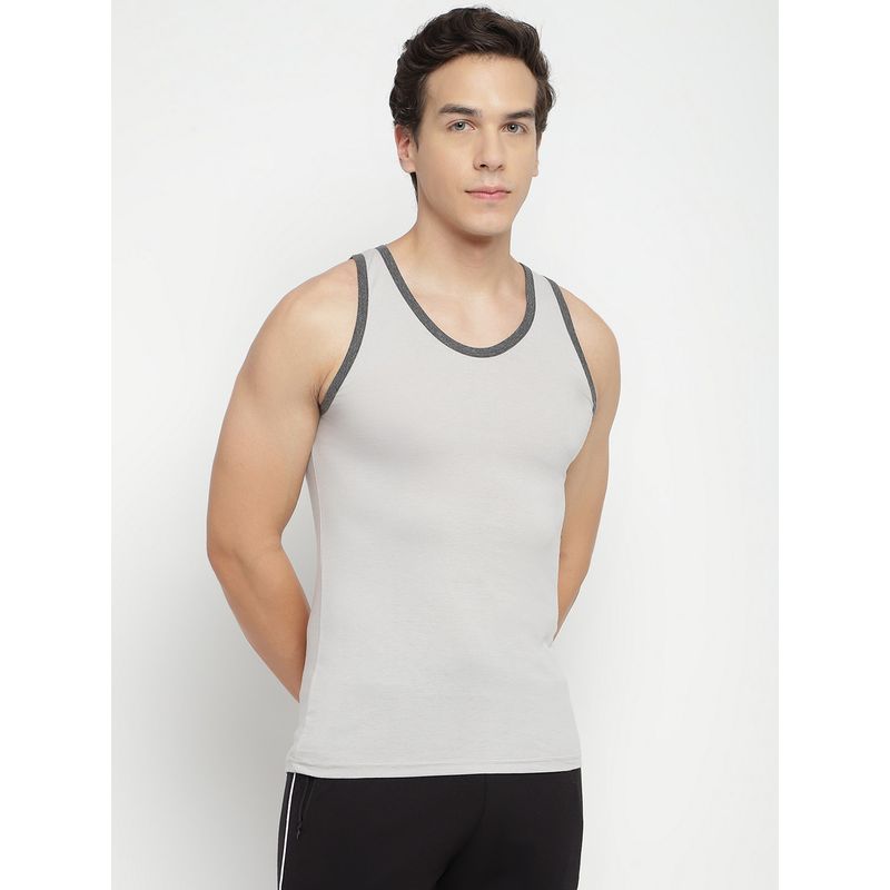 La Intimo Fancy Comfort Grey Vest (S)