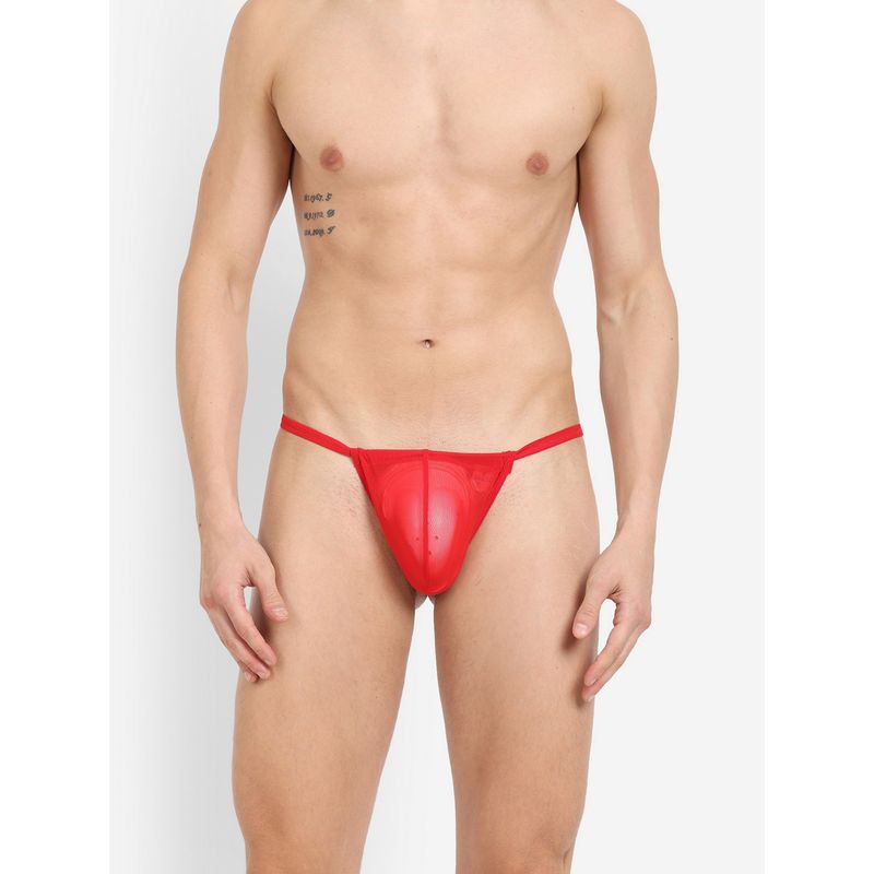 La Intimo Transnet String Red Thong Brief (2XL)