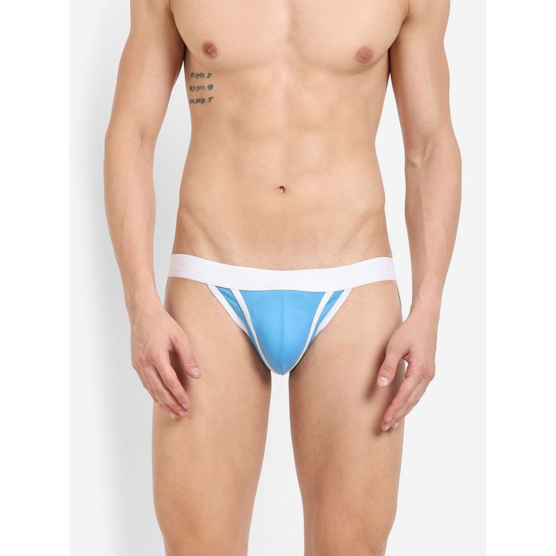 La Intimo Racer Jock Blue Thong Brief (2XL)