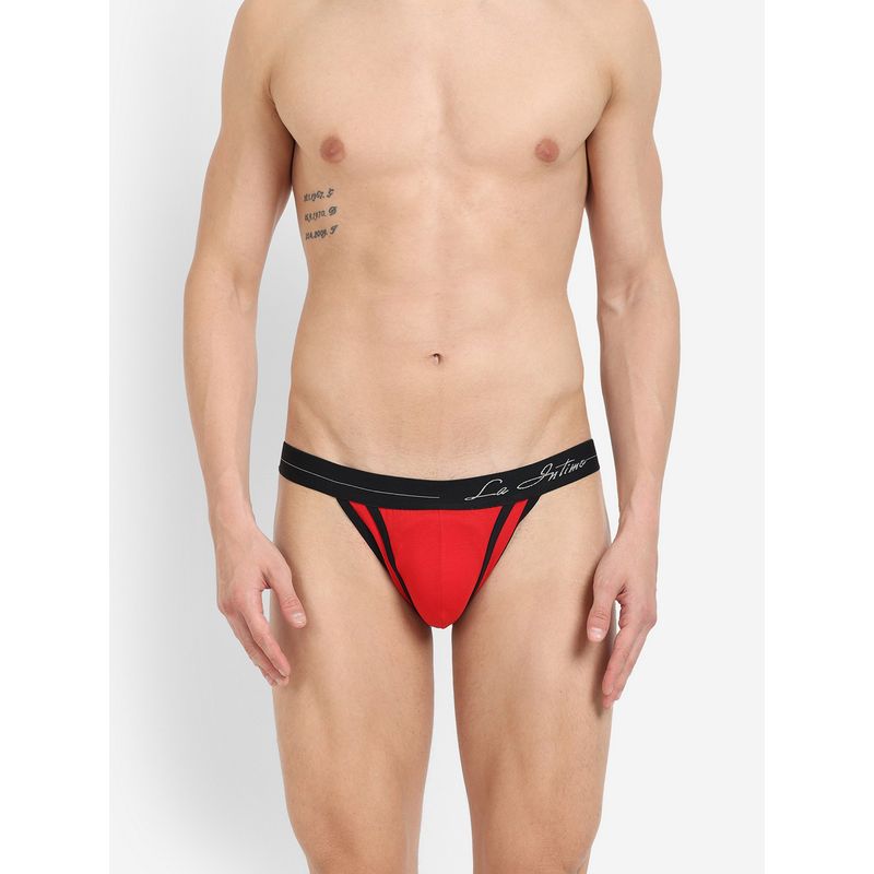 La Intimo Racer Jock Red Brief (2XL)