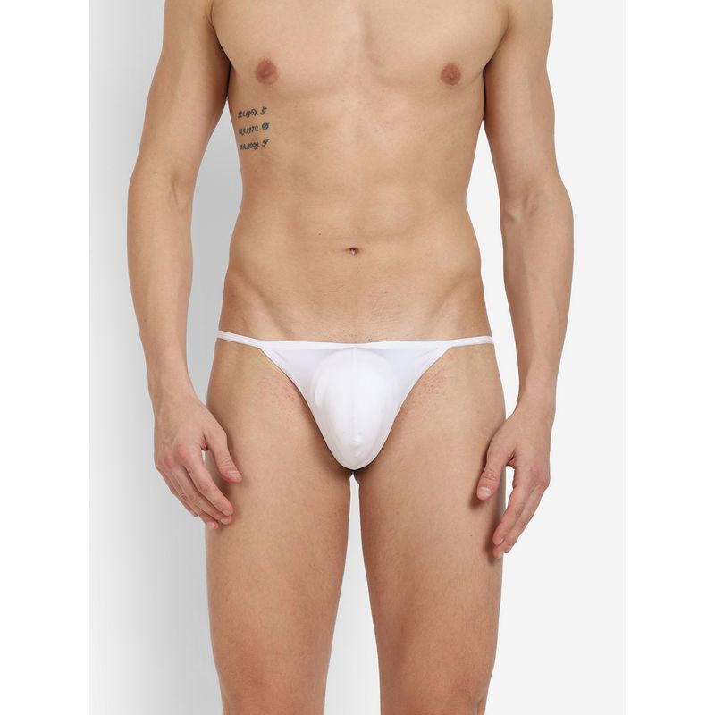 La Intimo Galaxy Bikini White Thong Brief (2XL)