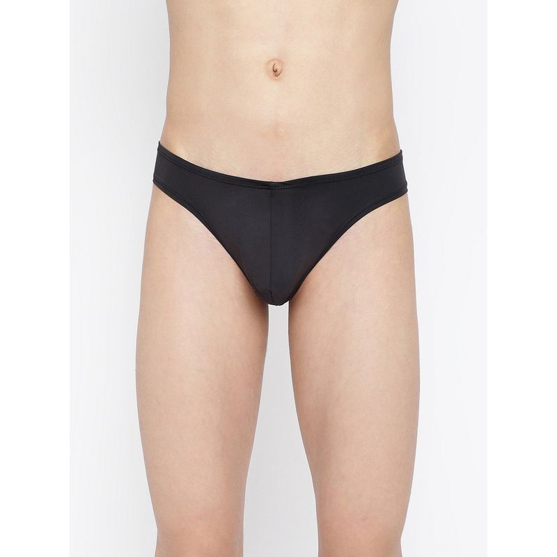 La Intimo Black Semi-Seamless Featherlight Brief (S)