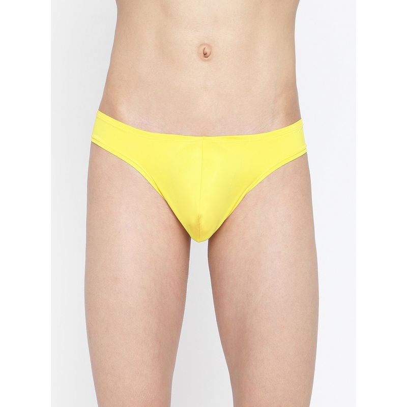 La Intimo Yellow Semi-Seamless Featherlight Brief (L)