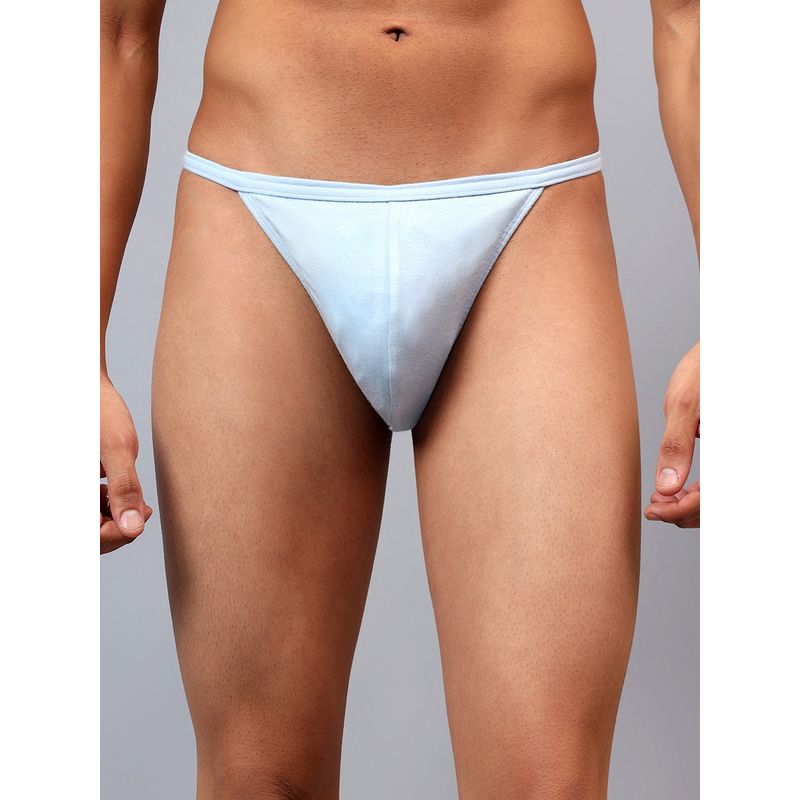 La Intimo Blue Trend Setter Ultra Soft G-String Thong Brief (2XL)