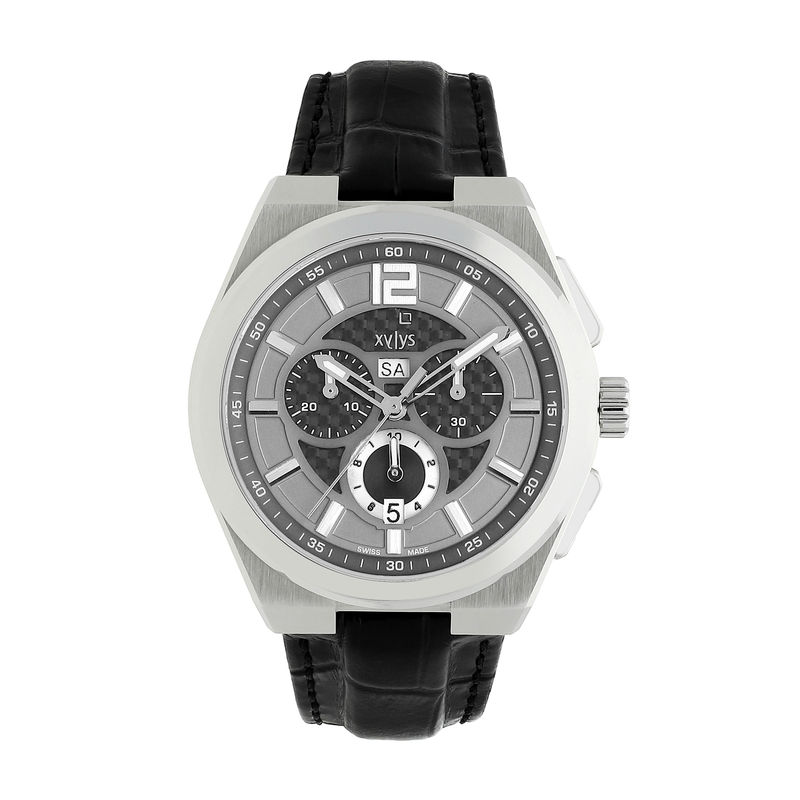 Xylys NL40029SL01 Grey Dial Analog Watch For Men Buy Xylys NL40029SL01