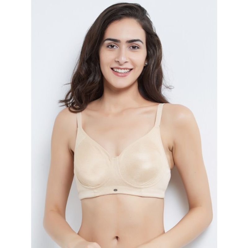 SOIE Women's Non-Padded Non-Wired Full Coverage Encircled Bra - Nude (40B)