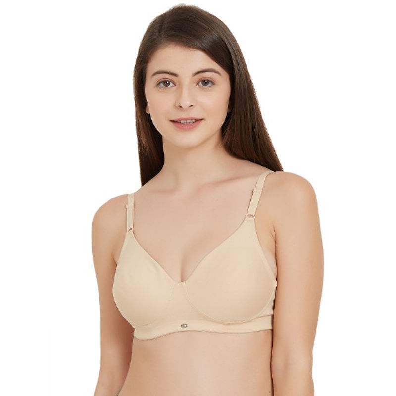 SOIE Full Coverage Non-Padded Non-Wired Tshirt Bra - Nude (32D)