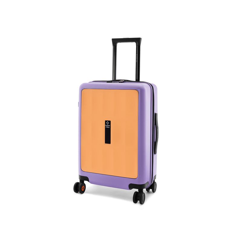 Nasher Miles Unisex Peach Zanzibar Hard-Sided Polycarbonate Trolley Bag (M)