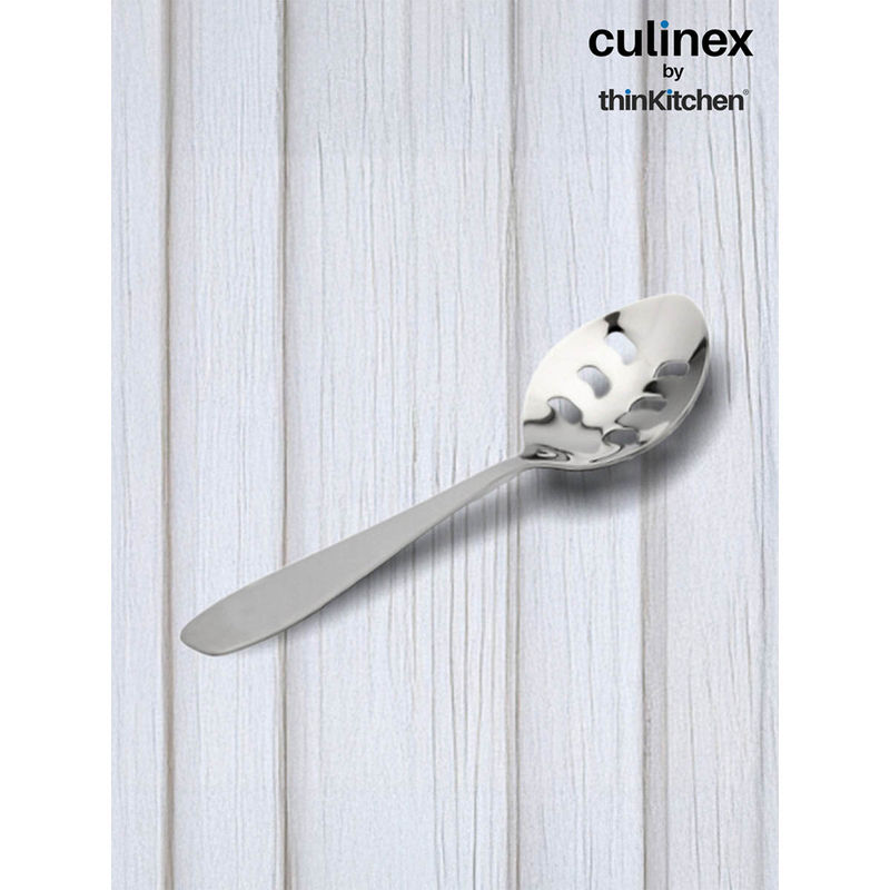 Buy Culinex by thinKitchen Deluxe Stainless Steel Slotted Spoon (Set of