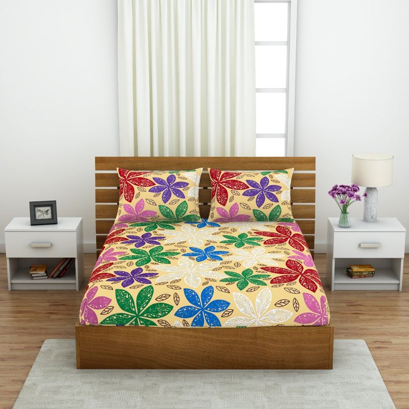 Welspun MICROFIBER Bedsheets Double SOFT FEEL SKIN SAFE MACHINE WASH