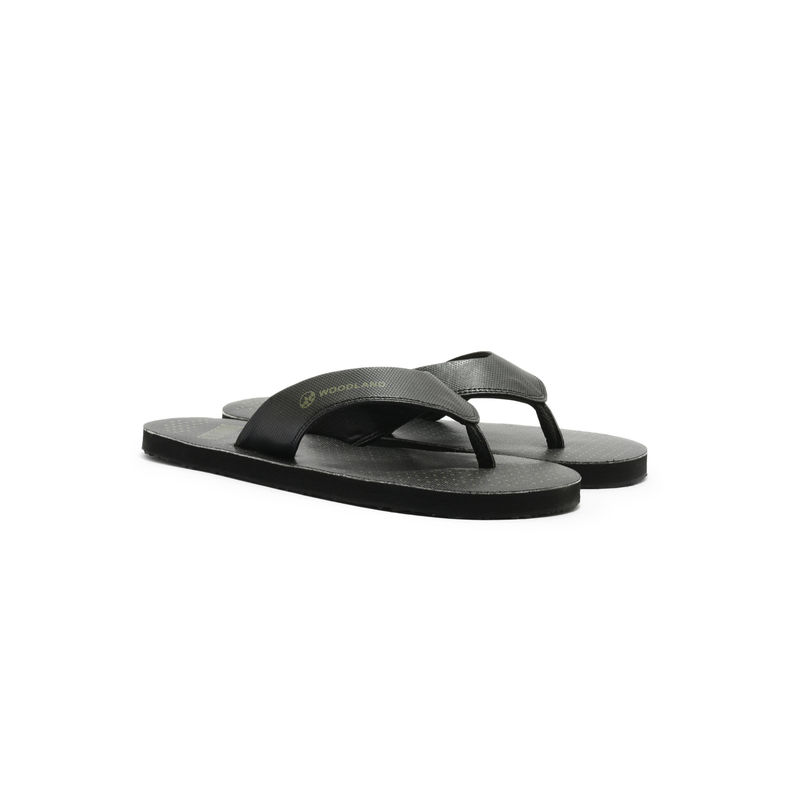 WOODLAND Men Casual Slip On Flipflops Olive (UK-10)