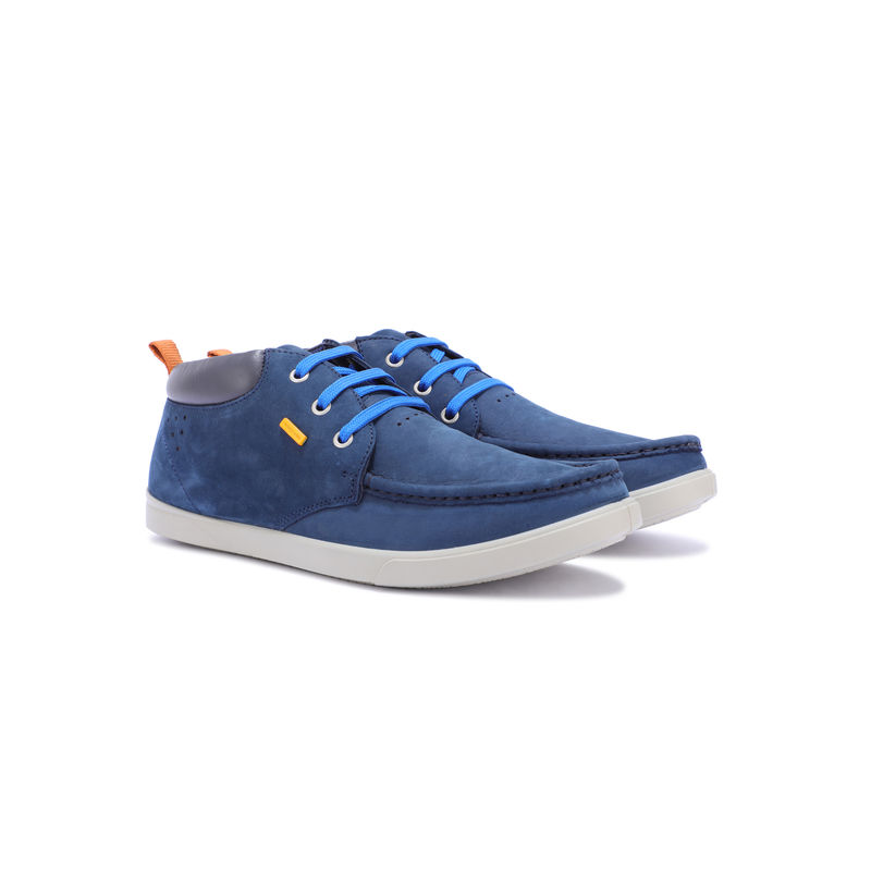 WOODLAND Men Casual Lace-Ups Blue Sneakers (UK-6)