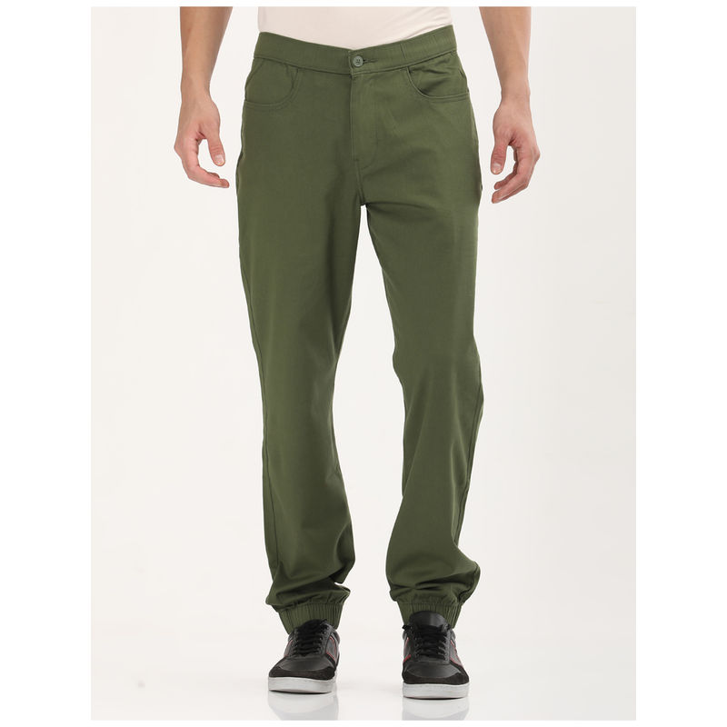 Levi's Men Olive Regular Fit Jogger Trousers (3XL)