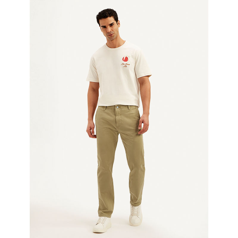 Levi's Men Khaki Slim Fit Chinos (36)