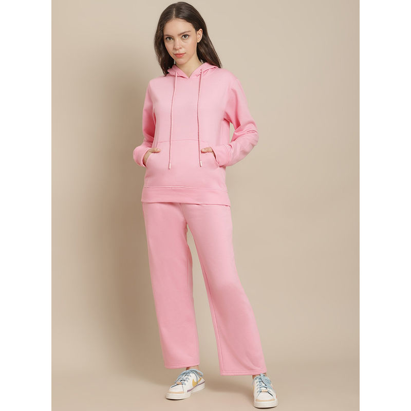 Secret Wish Women Baby Fleece Winter Night Suit Pink (Set of 2) Buy