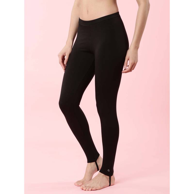 Enamor TH06 Women Black Thermal Leggings (M)