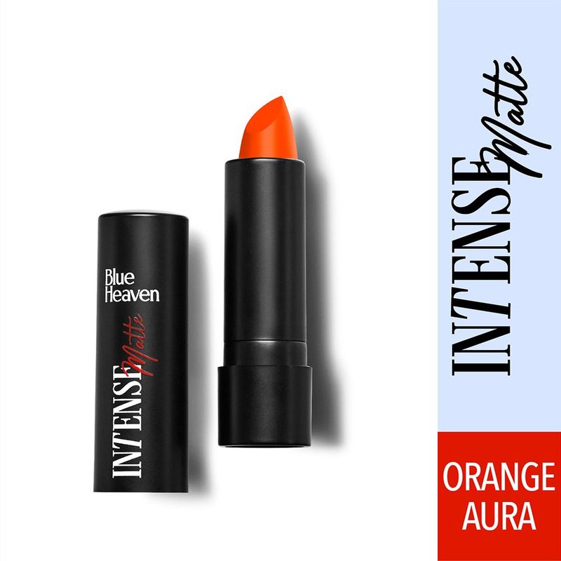 Blue Heaven Intense Matte Lipstick - Orange Aura 302