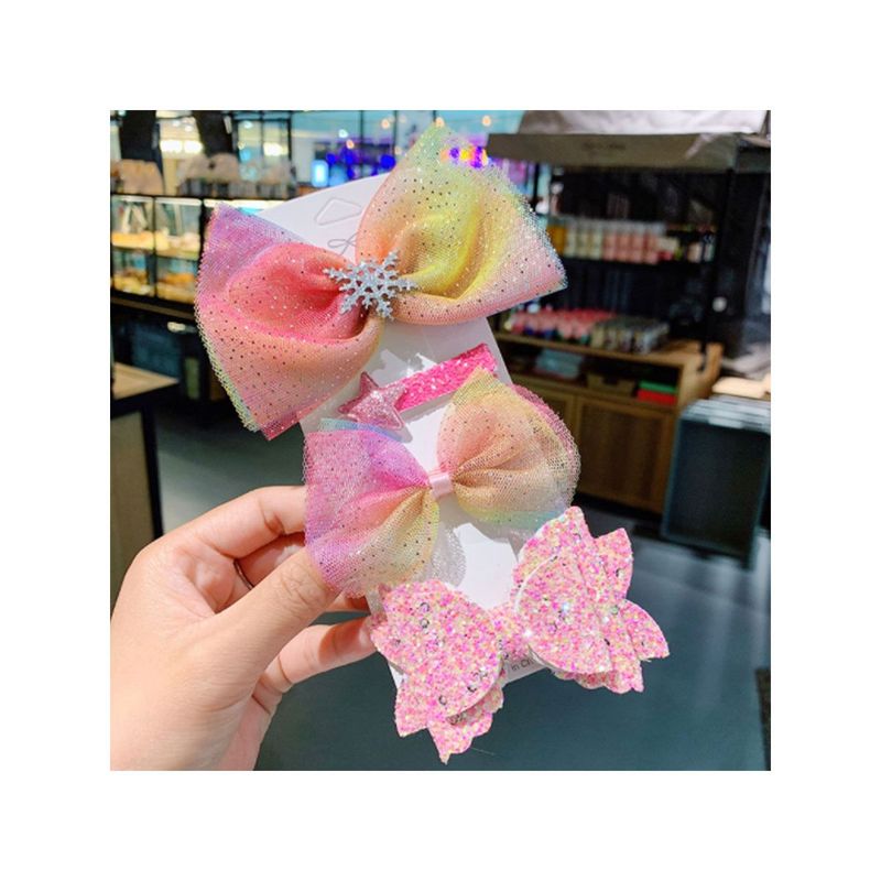 The Cutians Princess Hairpin Set Set of 4 MultiColor (Free Size