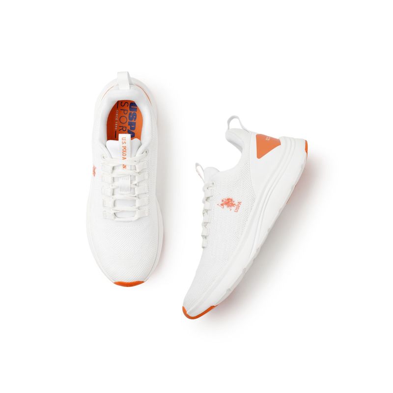 U.S. POLO ASSN. Men Tregger 3.0 Off White Uspa Sport Sneakers (UK 8)