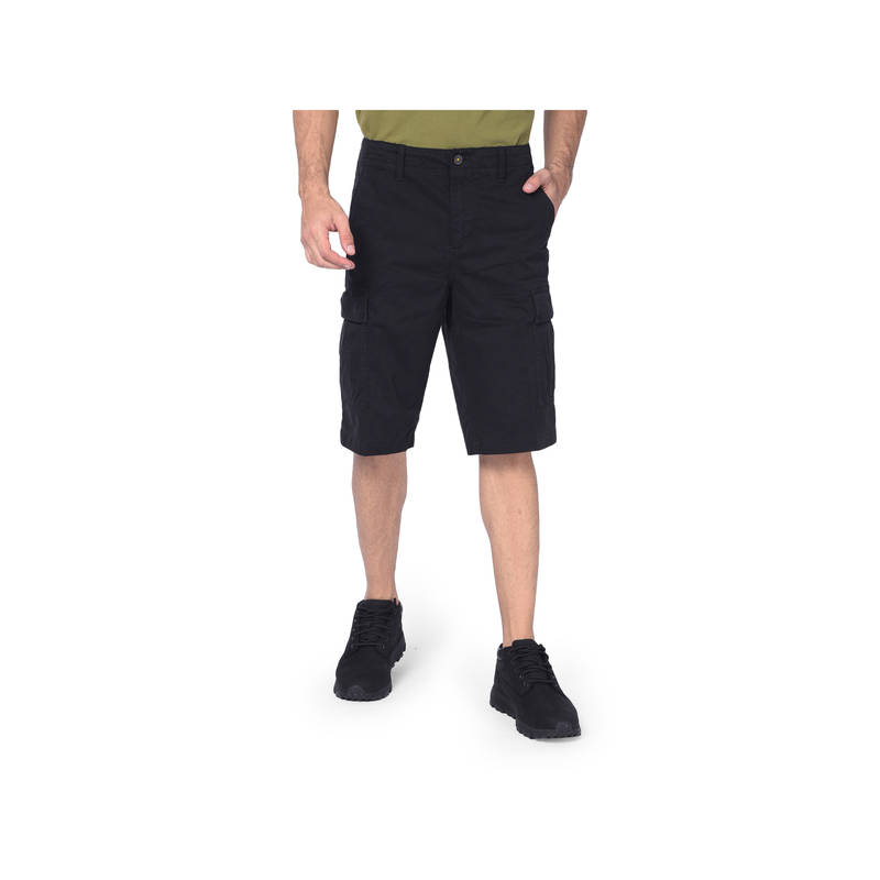 Timberland Men Outdoor Relaxed Black Cargo Shorts (34)