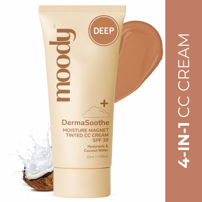 Moody Derma Soothe Moisture Magnet Tinted CC Cream With SPF 30 - Deep Shade