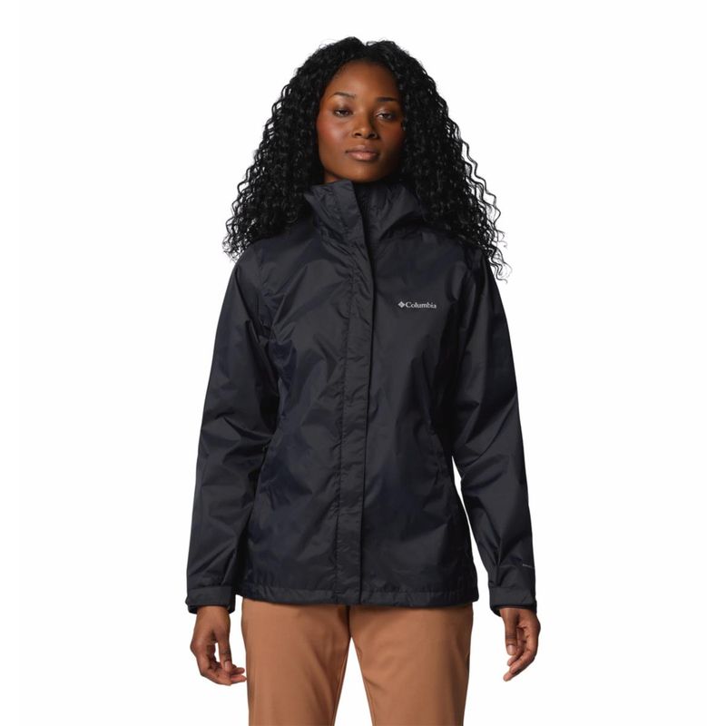 Columbia Womens Black Omni-Tech Arcadia Ii Rain Jacket (L)