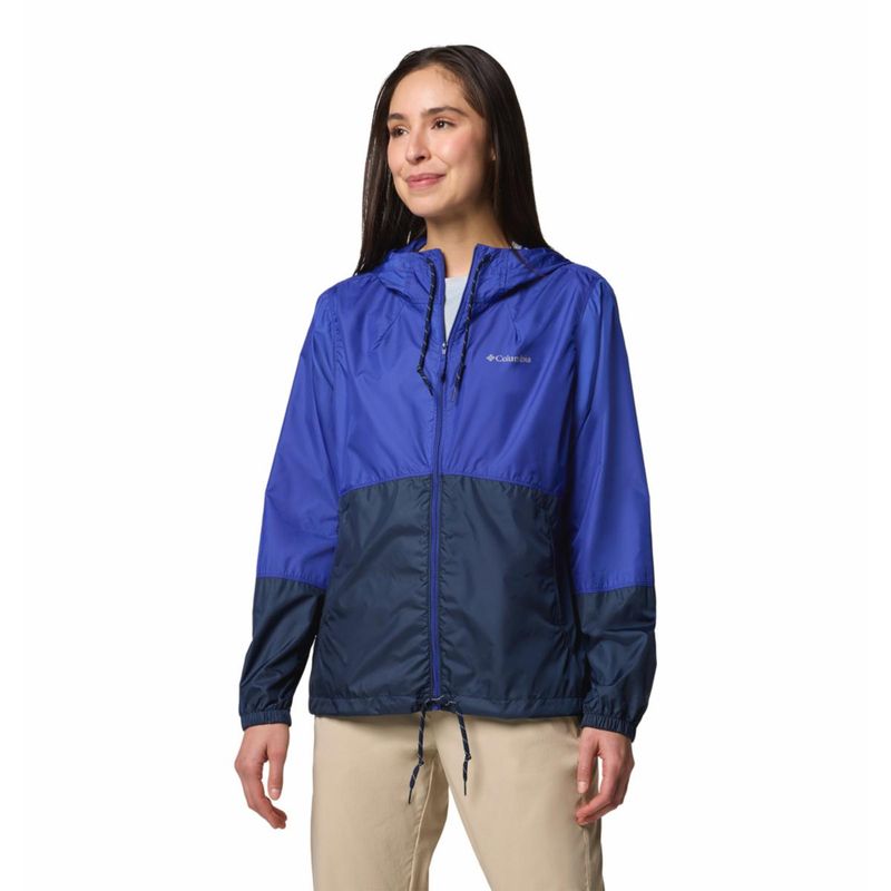 Columbia Womens Navy Blue Omni-Shield Flash Forward II Wind and Water Resistant (L)