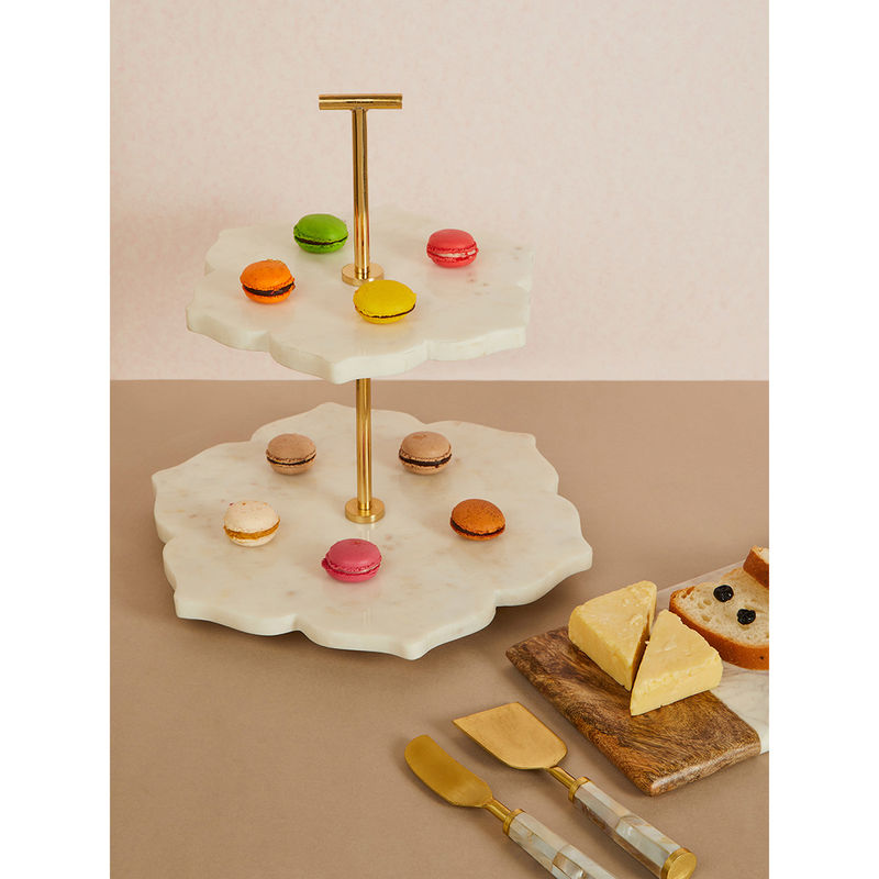 Buy Niyanta Wood Cake Stand With Dome Footed Plate Holder Display Server  Tray Online at Best Prices in India - JioMart.